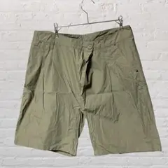 10074 GOVリテイリング GU ハーフパンツ カーキ XL 大きいサイズ