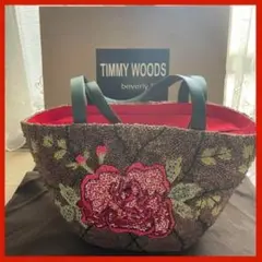 極美品【TIMMY WOODS】アカシア パーティバッグ ダークブラウン ローズ Woman ブラウン トッズ Di バッグ スネーク バウレット バッグ
