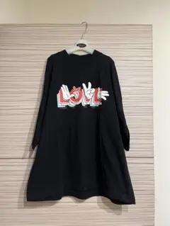 UNIQLO ロングTシャツ 黒　Lサイズ