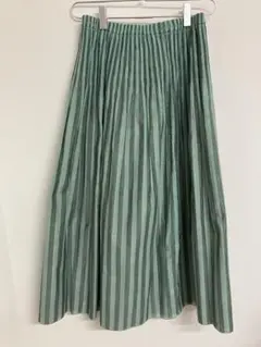 【アダムエロペ】ブルー&ブラウンが使いやすい！リバーシブルのスカート♪【美品】