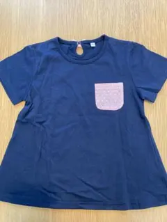【未使用】ネイビーTシャツ 130サイズ