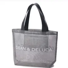 DEANu0026DELUCA メッシュ トート Lサイズ グレー ディーンデルカ