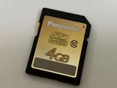 パナソニック製　4GB SDHCメモリーカード