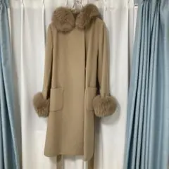 JUSGLITTY ジャスグリッティーフォックスファーコートサイズ2
