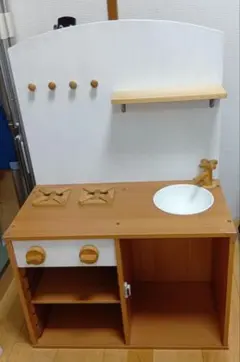 木製ごっこ遊びキッチンセット