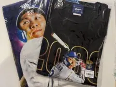 【新品未開封】大島洋平2000安打達成限定グッズ　Tシャツ、タオルセット