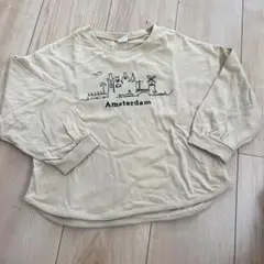 バースデイ　cottoli 長袖Tシャツ　イエロー　110cm