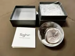 Sghr スガハラ クリアガラス 球形 置き時計 おしゃれ インテリア
