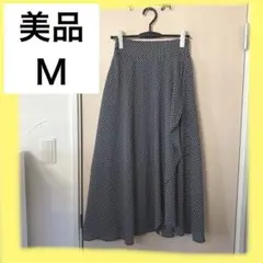 M ラジカル　春夏スカート　美品　フレアスカート　ロング丈スカート
