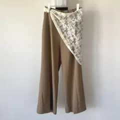 moussy LACE SCARF トラウザーズ