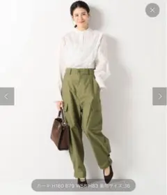 IENA モールスキンカーゴパンツ　36