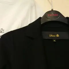 Drawer ブラック 36 ウールカシミアコート