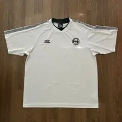 UMBRO ホワイト サッカーシャツ ゲームシャツ y2k