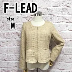 【M(9AR)】F-LEAD エフリード レディース ノーカラー ジャケット