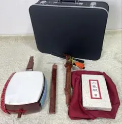 訳あり 三味線 三つ折り ケース付 訳あり 三味線 三つ折り ケース付