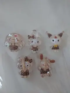 ヒョウ柄キャラクタ〜 即購入⭕ ビーズ