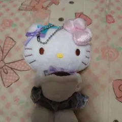 ハローキティ ぬいぐるみ ボールチェーン付き