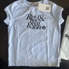 Rest&Recreationブルー半袖カットソー新品 Mサイズ