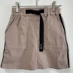 【Pinklatte】ピンクラテ色ミニスカート バックルベルト付 M/150cm