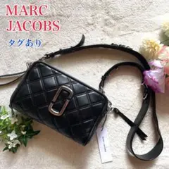 【美品】 マークジェイコブ ショルダーバッグ スキルティング レザー デカロゴ
