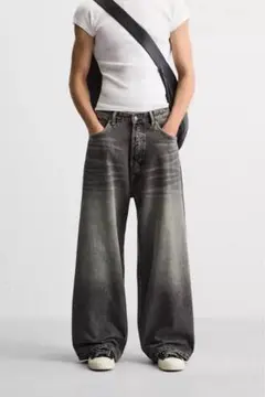 ZARA ザラ スーパーバギー エクストラバギー　サイズUSA29 EUR36