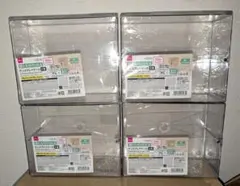 壁にも付けられるディスプレイケース2段　×4個