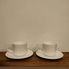 ウェッジウッド インタグリオ ティーカップ&ソーサー