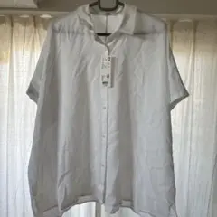 UNIQLO 半袖シャツ ホワイト XL