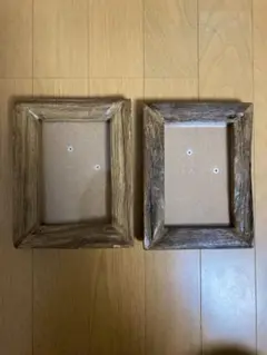 石見銀山 群言堂　木製フォトフレーム　２個セット