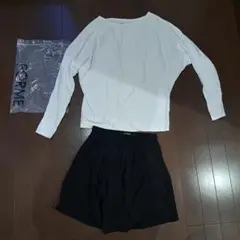 FORME 長袖Tシャツ＆ショートパンツ セット サイズ1ラッシュガード白黒