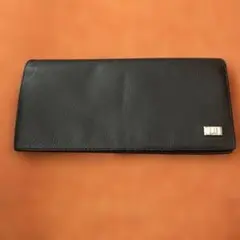 Dunhillレザー 長財布 黒