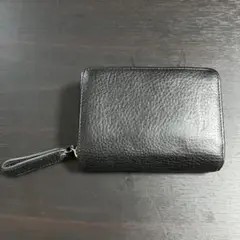 中古 PORTER ポーター スプレンダー 二つ折り財布 ブラック 本革 レザー