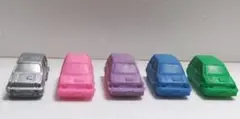スーパーカー消しゴム　シティターボ５台