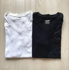 ナノユニバース　Tシャツ　Vネック　セット