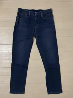 【値下げ中】ユニクロ　EZYジーンズ　スリムフィット・丈標準76～79 ネイビー