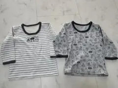長袖　肌着　シャツ　2枚セット 西松屋　サイズ80