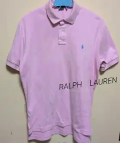 Polo by Ralph Lauren ピンク ポロシャツ Sサイズジャンク品