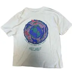 KEY WEST グラフィック Tシャツ ホワイト