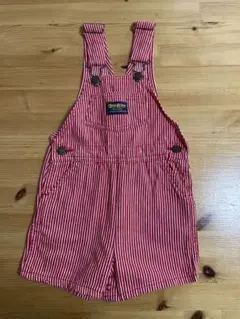 OSHKOSH オーバーオール　ショートオール　ストライプ　USA製　3T