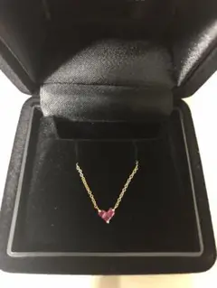値下無❗️スタージュエリーK18ルビーネックレス