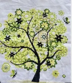 夏　刺繍完成品