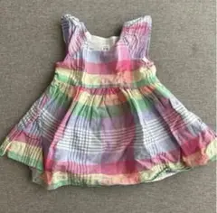 GAP baby チェック ワンピース 80㎝