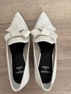 Odette e Odileリボン付パンプス 新品未使用