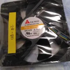 中古品、Y.S.T DCブラシレスファン FD121225LB、120*25mm