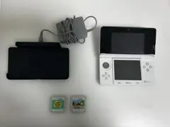 ニンテンドー3DS アイスホワイト 本体 動作確認済み