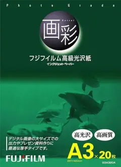 FUJIFILM富士フイルム画彩 高級光沢紙インクジェットペーパーG3A320A
