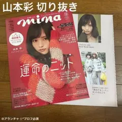 山本彩 mina 雑誌 切り抜き セット まとめ売り ニット アイドル 歌手