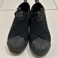 adidas Superstar スリッポン ブラック　23.0cm
