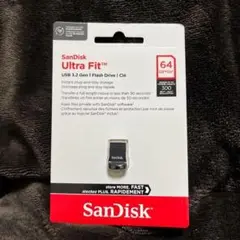 Sandisk USBメモリ Ultra Fit 64gb