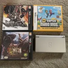 ニンテンドーDS 本体 シルバー + ゲームソフト3本